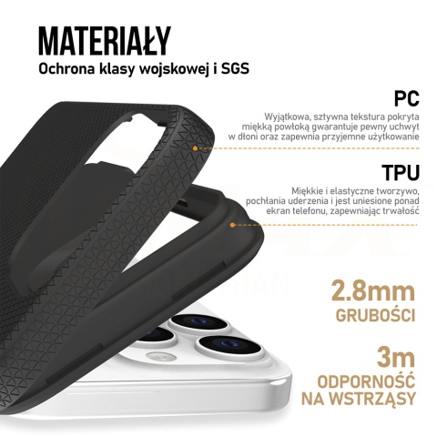 Vmax nakładka Triangle Case do Samsung Galaxy S24 granatowa