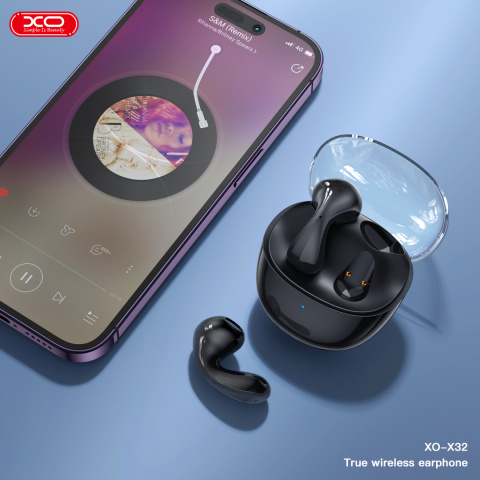 XO słuchawki Bluetooth X32 TWS czarne