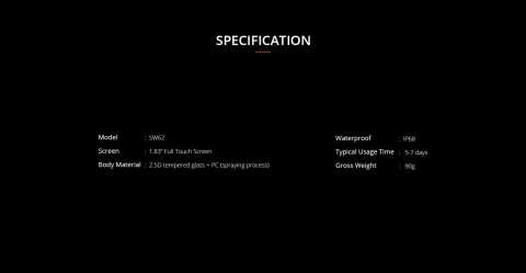 Riversong smartwatch Motive 6 Pro szary SW62