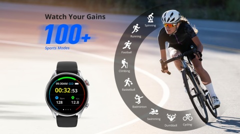 Riversong smartwatch Motive 6C Pro różowo-złoty SW64