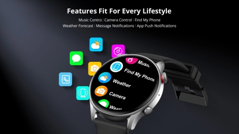 Riversong smartwatch Motive 6C Pro różowo-złoty SW64