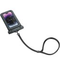 USAMS Etui wodoodporne 6.7" IP68 czarny/black FSD1301 (US-YD013)