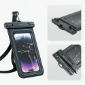 USAMS Etui wodoodporne 6.7" IP68 czarny/black FSD1301 (US-YD013)