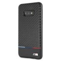 Etui hardcase BMW BMHCS10LPUCARTCBK S10e G970 black/czarny Carbon