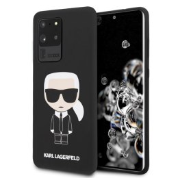 Karl Lagerfeld KLHCS69SLFKBK S20 Ultra G988 hardcase czarny/black Silicone Iconic