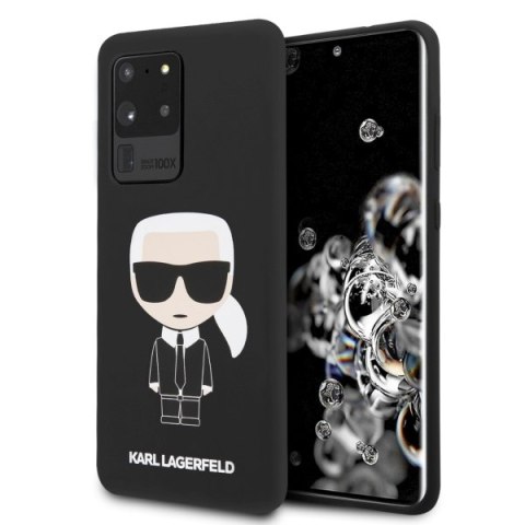 Karl Lagerfeld KLHCS69SLFKBK S20 Ultra G988 hardcase czarny/black Silicone Iconic