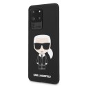 Karl Lagerfeld KLHCS69SLFKBK S20 Ultra G988 hardcase czarny/black Silicone Iconic