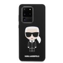 Karl Lagerfeld KLHCS69SLFKBK S20 Ultra G988 hardcase czarny/black Silicone Iconic