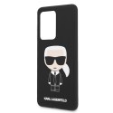 Karl Lagerfeld KLHCS69SLFKBK S20 Ultra G988 hardcase czarny/black Silicone Iconic