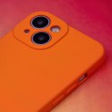 Nakładka Silicon do Xiaomi Redmi 13c 5G pomarańczowa