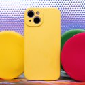 Nakładka Silicon do Motorola Moto G34 5G żółta