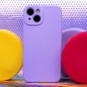 Nakładka Silicon do Motorola Moto G34 5G liliowa