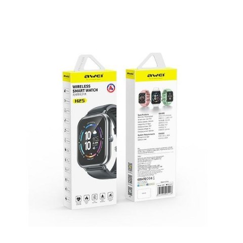 AWEI SmartWatch H25 1,83" czarny/black