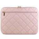 Guess Sleeve GUCS14ZPSQSSGP 14" różowy/pink Quilted 4G