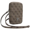 Guess Torebka GUWBZP4GFTSW brązowy/brown Zip 4G Triangle