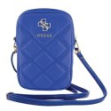 Guess Torebka GUWBZPSQSSGB niebieski/blue Zip Quilted 4G