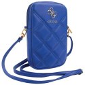 Guess Torebka GUWBZPSQSSGB niebieski/blue Zip Quilted 4G