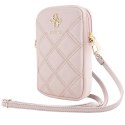 Guess Torebka GUWBZPSQSSGP różowy/pink Zip Quilted 4G