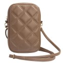 Guess Torebka GUWBZPSQSSGW brązowy/brown Zip Quilted 4G