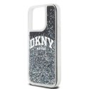 DKNY DKHCP14LLBNAEK iPhone 14 Pro 6.1" czarny/black hardcase Liquid Glitter Big Logo