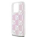 DKNY DKHCP15LLCPEPP iPhone 15 Pro 6.1" różowy/pink hardcase Liquid Glitter Multilogo