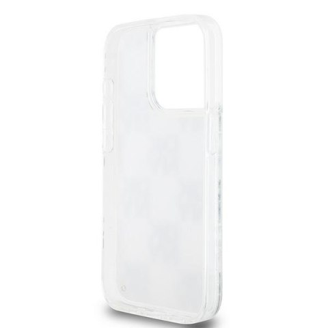 DKNY DKHCP15LLCPEPT iPhone 15 Pro 6.1" biały/white hardcase Liquid Glitter Multilogo