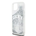 DKNY DKHCP15SLBNAET iPhone 15 / 14 / 13 6.1" biały/white hardcase Liquid Glitter Big Logo