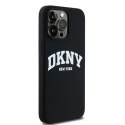 DKNY DKHMP13XSNYACH iPhone 13 Pro Max 6.7" czarny/black hardcase Liquid Silicone White Printed Logo MagSafe