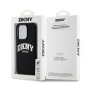 DKNY DKHMP13LSNYACH iPhone 13 Pro / 13 6.1" czarny/black hardcase Liquid Silicone White Printed Logo MagSafe