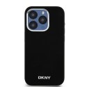 DKNY DKHMP14LSMCHLK iPhone 14 Pro 6.1" czarny/black hardcase Liquid Silicone Small Metal Logo MagSafe