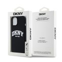 DKNY DKHMP15MSNYACH iPhone 15 Plus / 14 Plus 6.7" czarny/black hardcase Liquid Silicone White Printed Logo MagSafe