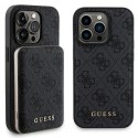 Zestaw Guess GUBPM5P13X4GEMGK iPhone 13 Pro Max 6.7" hardcase + Powerbank 5000mAh MagSafe czarny/black 4G Metal Logo