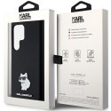 Karl Lagerfeld KLHCS24LSMHCNPK S24 Ultra S928 czarny/black hardcase Silicone Choupette Metal Pin