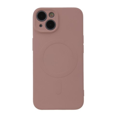 Nakładka Simple Color Mag do iPhone 15 Pro 6,1" różowa