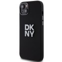 DKNY DKHCP15MSMCBSK iPhone 15 Plus / 14 Plus 6.7" czarny/black hardcase Liquid Silicone Metal Logo