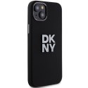 DKNY DKHCP15MSMCBSK iPhone 15 Plus / 14 Plus 6.7" czarny/black hardcase Liquid Silicone Metal Logo