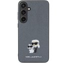 Karl Lagerfeld nakładka do Samsung Galaxy S24 Plus KLHCS24MPSAKCMPG szara HC SAFFIANO KC PIN