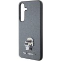 Karl Lagerfeld nakładka do Samsung Galaxy S24 Plus KLHCS24MPSAKCMPG szara HC SAFFIANO KC PIN