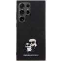 Karl Lagerfeld nakładka do Samsung Galaxy S24 Ultra KLHCS24LPSAKCMPK czarna HC SAFFIANO KC PIN