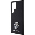 Karl Lagerfeld nakładka do Samsung Galaxy S24 Ultra KLHCS24LPSAKCMPK czarna HC SAFFIANO KC PIN