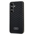 Audi IML Pattern MagSafe Case S24 S921 czarny/black hardcase AU-IMLMS24-Q5/D3-BK