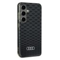 Audi IML Pattern MagSafe Case S24 S921 czarny/black hardcase AU-IMLMS24-Q5/D3-BK