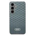 Audi IML Pattern MagSafe Case S24 S921 szary/gey hardcase AU-IMLMS24-Q5/D3-GY