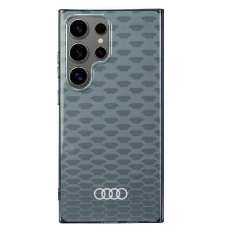 Audi IML Pattern MagSafe Case S24 Ultra S928 szary/grey hardcase AU-IMLMS24U-Q5/D3-GY