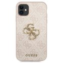 Guess GUHCSA354GMGPI A35 A356 różowy/pink hardcase 4G Big Metal Logo