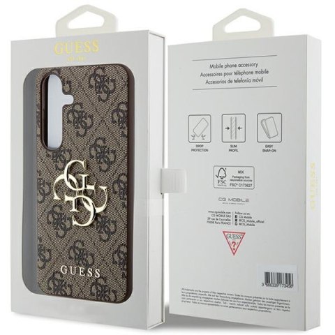 Guess GUHCSA554GMGBR A55 A556 brązowy/brown hardcase 4G Big Metal Logo
