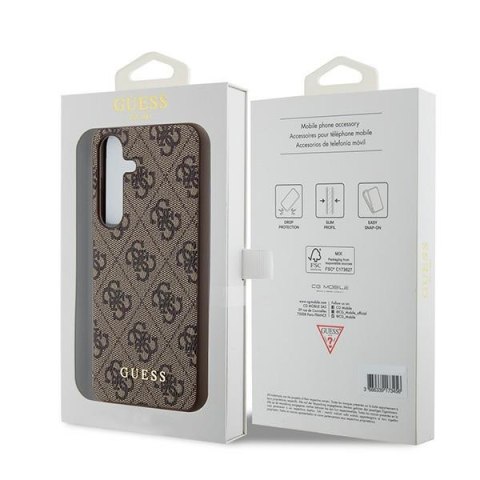 Guess GUOHCSA35G4GFBR A35 A356brązowy/brown hardcase 4G Metal Gold Logo