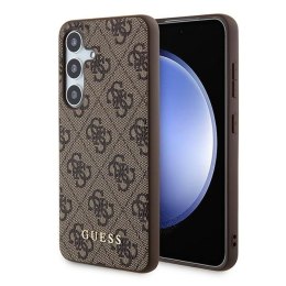 Guess GUOHCSA55G4GFBR A55 A556 brązowy/brwon hardcase 4G Metal Gold Logo