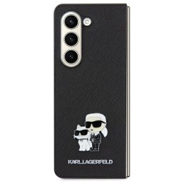 Karl Lagerfeld KLHCSA35SAKCNPK A35 A356 hardcase czarny/black Saffiano Karl&Choupette Pin