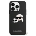 Karl Lagerfeld KLHMP15XSKCHPPLK iPhone 15 Pro Max 6.7" czarny/black hardcase Silicone Karl & Choupette MagSafe